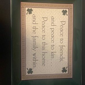 Irish serving platter excellent condition15 inches wide by 11 high